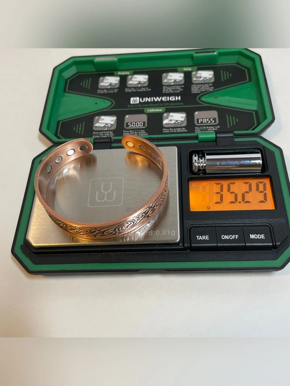 Copper Magnetic Bangle Bracelet Women Men Arthritis Pain Relief Balance Calm Joy